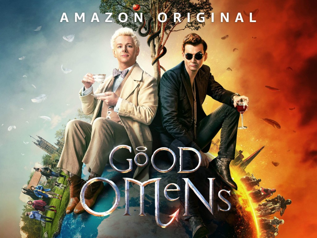 Aziraphale (Sheen) & Crowley (Tennant) in Amazon's Good Omens